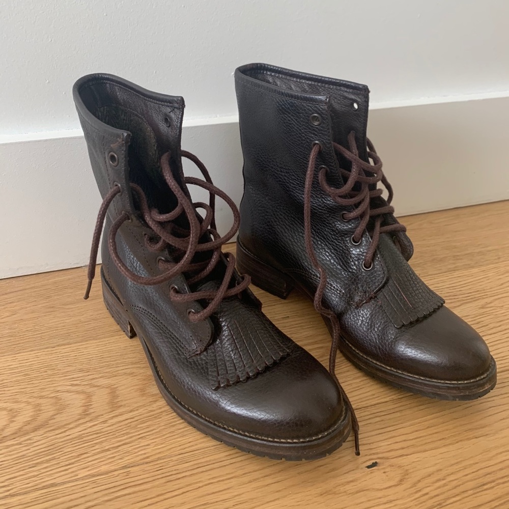 Wolverine Rosie Kiltie Brown Leather Women's Boot